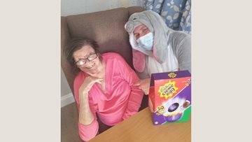 Easter Sunday at Peacehaven care home